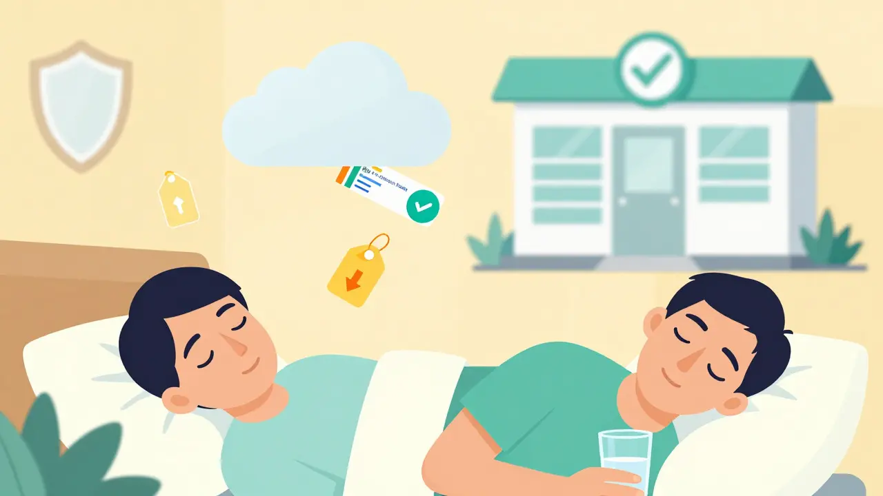 Secure digital prescription delivery leading to peaceful sleep